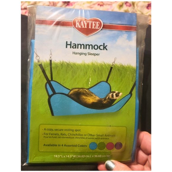 Kaytee Ferret Hanging Sleeper Hammock, Blue NTW - Picture 3 of 5